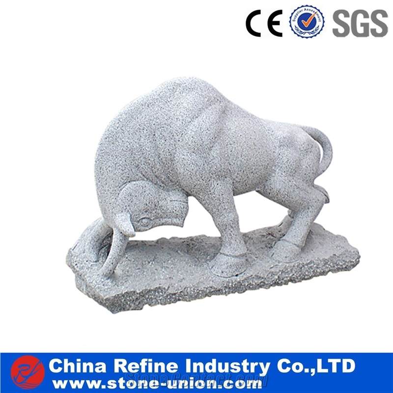Granite Animal Carving,White Granite Sculpture, Statue
