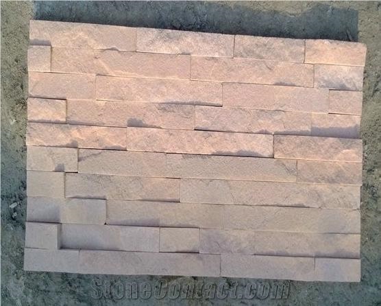 Pink Culture Stone For Sale , Export Pink Tiles