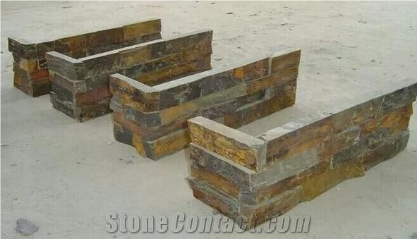 Red Cultured Stone Tiles, Red Culture Stone Exporter, Factory Direct Sale Stone Tiles, Mushroom Surface Wall Panel