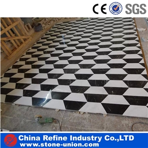 Waterjet Cut Inlay Marble Inlay Flooring Design,Waterjet Medallion Paver for Home Decoration