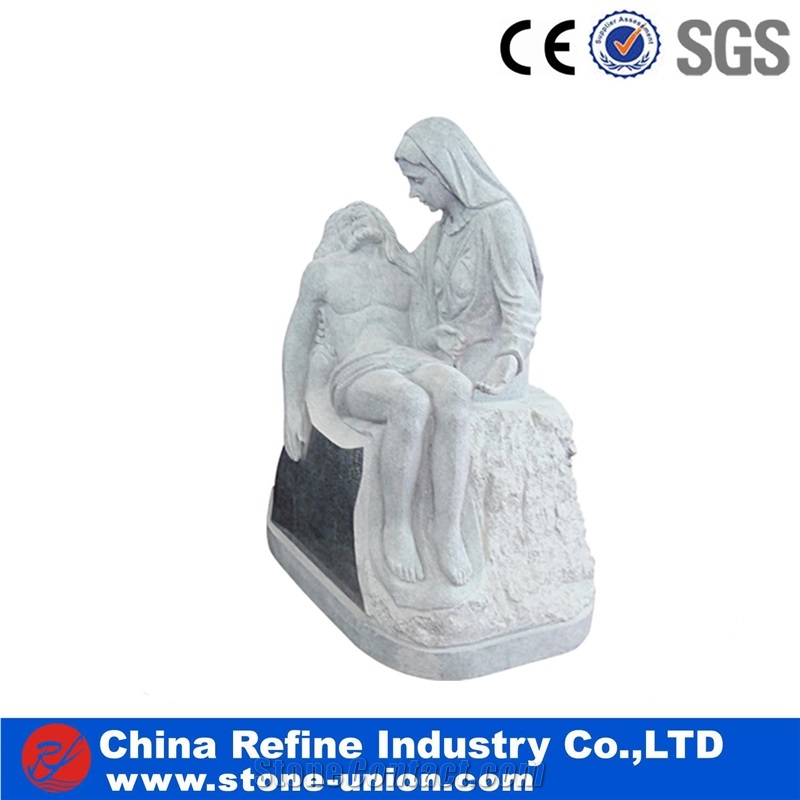 White Granite Sculpture, Human Sculptures, Head Statues, Religious Sculptures, Famous Sculptures & Statues, High Quality Natural Granite Carvings, Carved by Hand