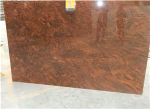 Red Multi Colour Granite Slabs 20mm, Red Polished Granite Floor Covering Tiles, Walling Tiles