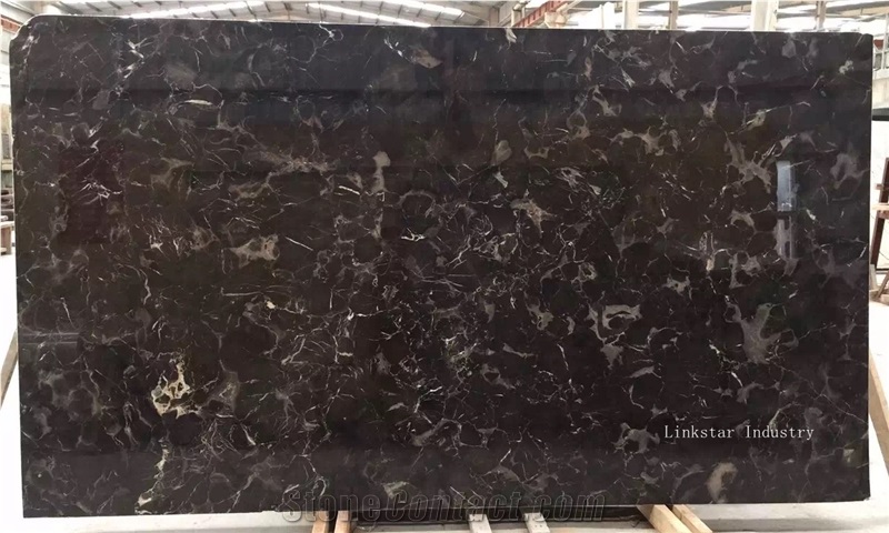 Cheap Natural Dark Emperador Marble Stone Slab Tile