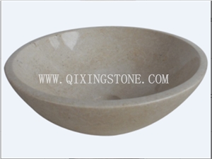 Glala Beige Marble Stone Sink & Basin