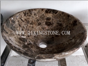 Natural China Emperador Dark Stone Sink/Basins