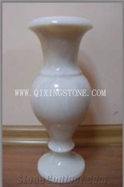 Pure White Marble Vase
