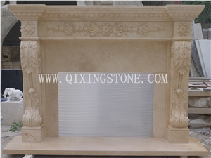 Simple Design Sandstone Fireplaces