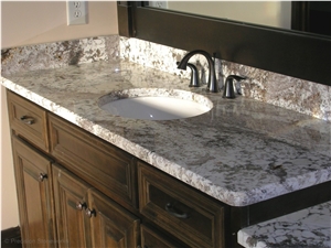 One Piece Bathroom Sink and Countertop