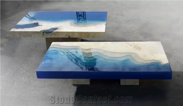 Stone Multicolor Table / Marble Table Top