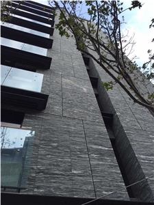 China Green Sea Wave Granite Slabs / Verde Ocean Green Granite Tiles for Building Walling Cladding