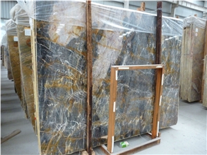 Fantasy Red Dragon Blue Marble Xingeli Slabs High Polished Marble Tiles / Marble Slabs for Interior Stone Flooring Covering / Xingeli