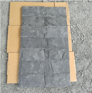 Good Quality Cheap Price Black Slate Tiles Split Surface for Wall Decoration