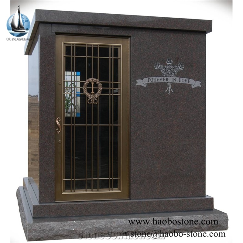 3 Person Granite Private Family Mausoleums