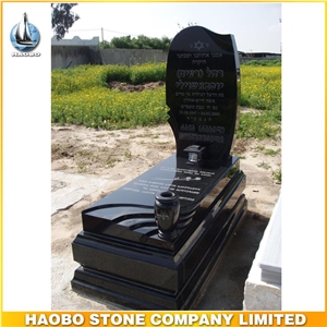 Cheap Shanxi Black Granite Tombstone Unveiling Invitation Cards