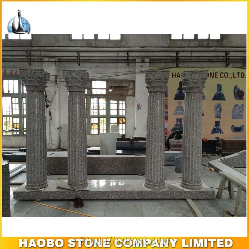 Hand Carved Granite Stone Decorative Roman Column Molds
