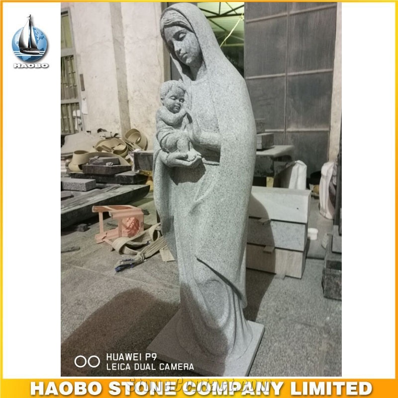 Haobo Stone Granite Stone Carving Of Virgin Maria
