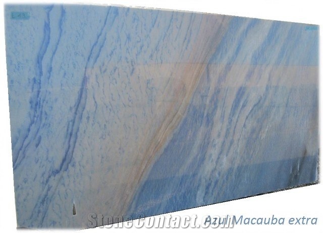 Azul Macaubas quartzite tiles & slabs, blue quartzite floor covering tiles, walling tiles