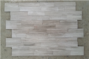 White Wooden Cultured Stone