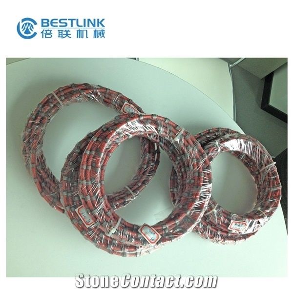 Diamond Wire Rope, Diamond Wire Saws Wire for Granite Quarry , Diamond Beads, Wire for Marble Profiling Cutting, Multi-Wire for Slab Cutting