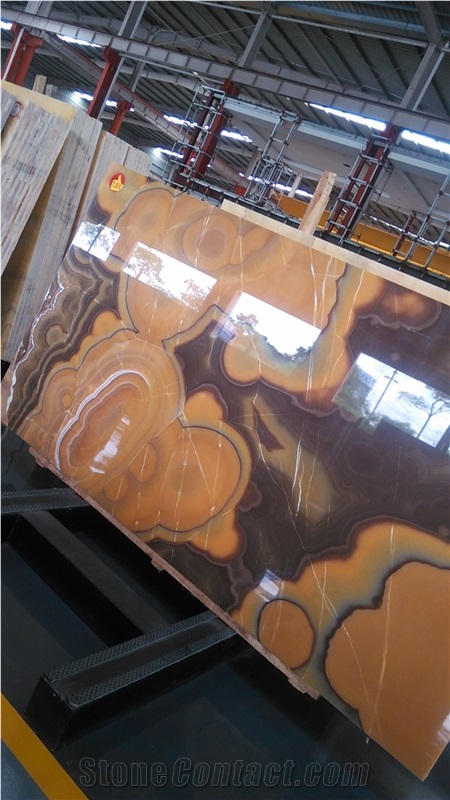 Agate Onyx, Onix, with New Design, Natural Veins, Slab and Tiles, for Wall and Flooring Coverage