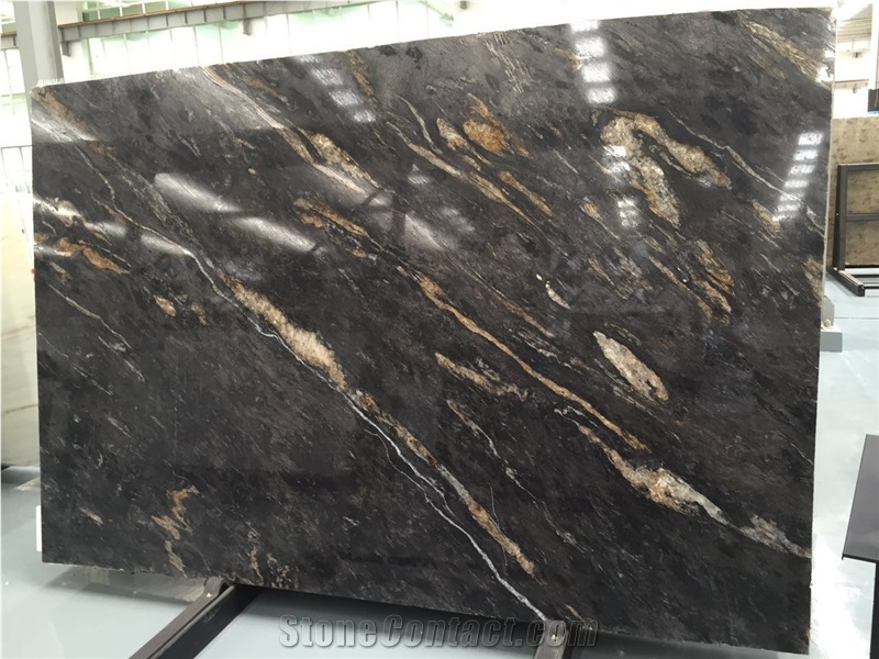 Black Cosmic Granite, Slabs or Tiles, for Wall and Flooring Coverage