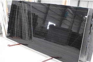 Black Serpeggiante,Black Marble, Black Wooden Marble, Slabs or Tiles, for Wall or Flooring Coverage