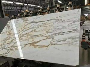 Calacatti Vagli Gold, White Marble, Italy Marble, Top Quality, Slabs & Tiles, for Wall and Flooring Coverage