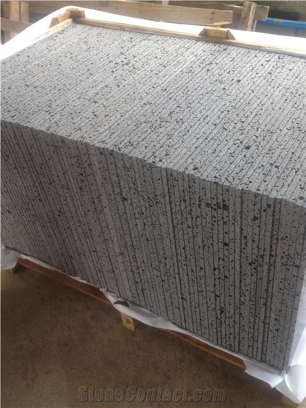 Hainan Grey Basalt Slabs and Tiles, for Wall or Flooring Coverage