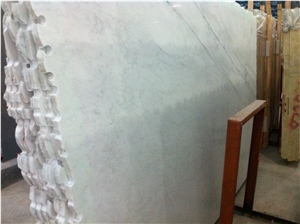 Oriental White, Chinese Statuario, White Marble, Slabs & Tiles, for Wall / Flooring Coverage, with Good Price