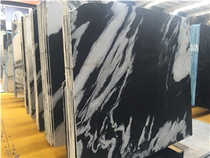 Panda White Marble, China Mrable, for Wall or Flooring Coverage, Slabs or Tiles