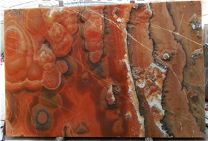 Red Agate Onyx, Agate Onyx, Slabs & Tiles, for Wall and Flooring Coverage