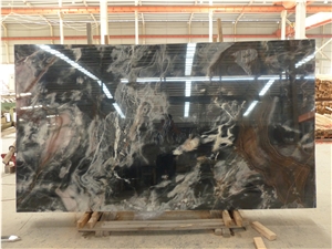 Smoky Black Marble, Slabs & Tiles, for Wall and Flooring Coverage