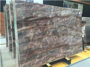 Smoky Red Marble, Red Marble, Slab and Tiles, for Wall and Flooring Coverage, Quarry Owner