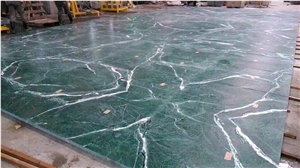 Spider Green Marble, Forest Green Marble, Slab and Tiles, for Wall or Flooring Coverage