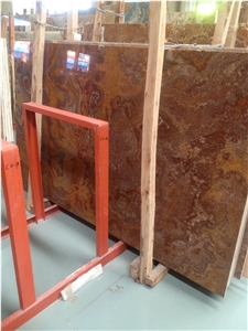Tiger Onyx, Orange Onyx, Slab and Tiles, for Wall and Flooring Coverage