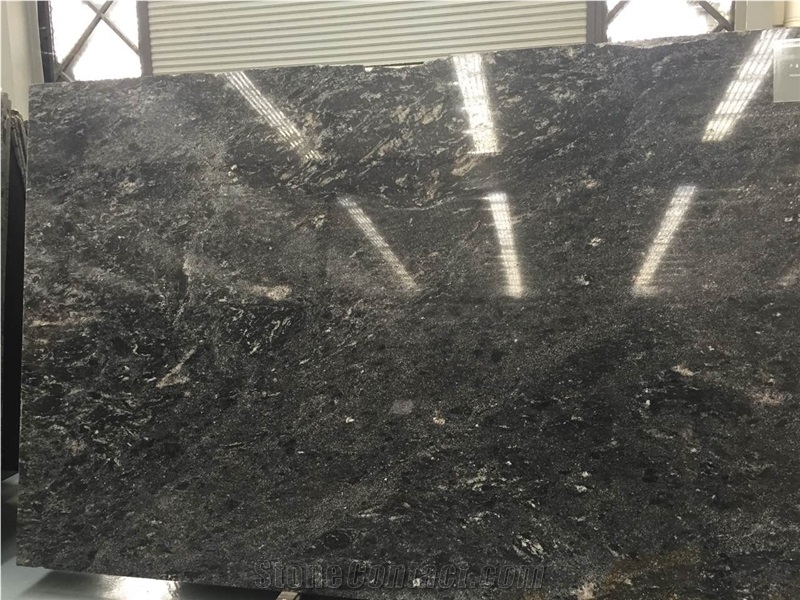 Titanium Mc,Cosmic Black Titanium,Titanium Mc Granite,Titanium Black,Titanium Black Granite, Slabs & Tiles for Wall /Flooring Coverage