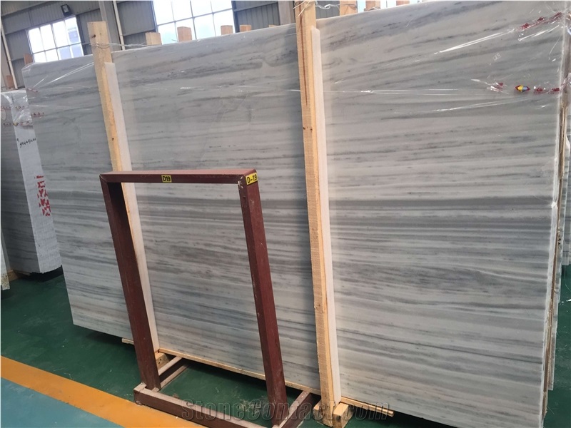 White Marble Slabs or Tiles for Wall or Flooring Coverage