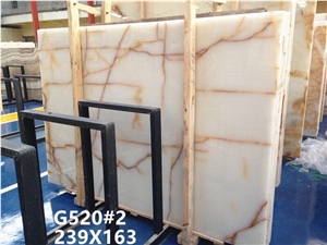 White Onyx, White Onix, Slabs or Tiles, for Wall or Flooring Coverage