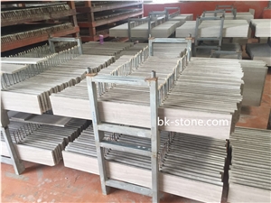 White Wood Grain Marble Tile & Slab,Wooden White Marble,White Serpeggiante,China Serpeggiante Marble,Serpeggiante White Marble,White Wood Veins Marble,Chenille White Marble,Silk Georgette Marble