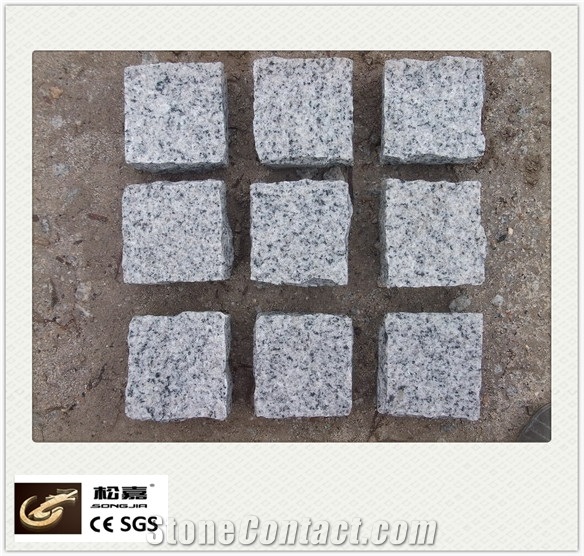 Chinese Light Grey Grey Granite Pavers and Cheap Paving Stone