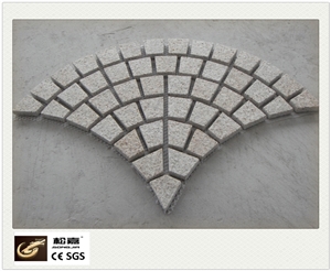 Grey Granite Tumbled Paving Stone on Net,Wholesale Light Grey Granite Pavers Paving Stones