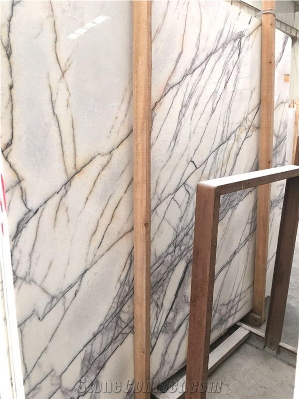 Milas Damarli,Mugla New York,Milas New York Marble Slabs & Tiles,Turkey White Marble Tile for Bathroom Design