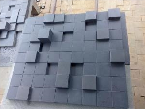 Chinese Light Grey Basalt Cube Paving Stone