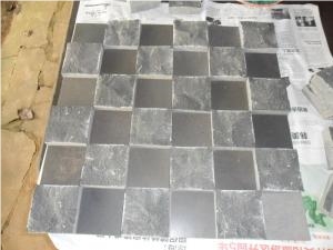 Chinese Light Grey Basalt Mosaic for Wall and Floor Deco