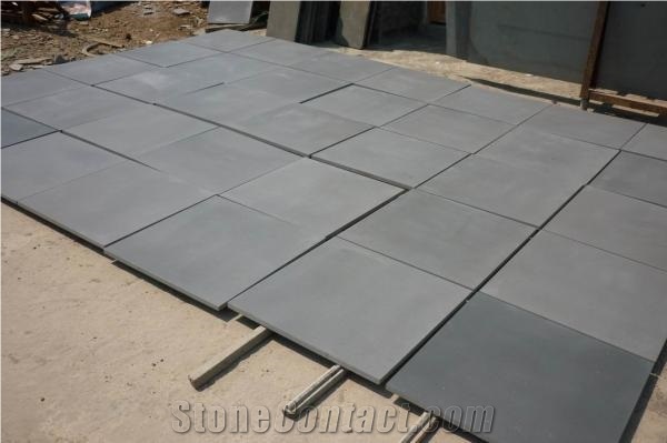 Chinese Light Grey Basalt Slabs & Tiles, China Grey Basalt