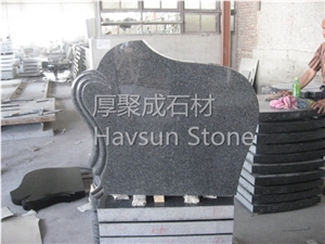 Polak Headstone and Gravestone in G654 and Shanxi Black