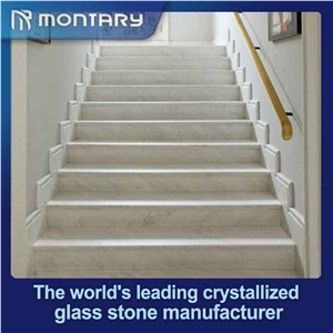 Faux Quartz Stone Staircase Manufacturer Artificial Indoor Quartz Stone Stairs