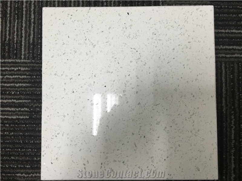 Crystal White Quartz Slab/Quartz Stone