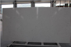 Middle White Quartz Stone Slabs,China Engineered Stone, Artificial Stone , Solid Surface Quartz Stone ,Caesarstone Quartz