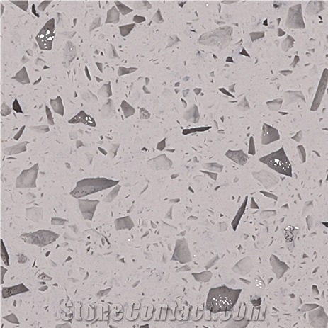 Silver Diamond Quartz Stone Slabs & Tiles ,China Engineered Stone, Artificial Stone , Superior Quality Solid Surface Quartz Stone ,Caesarstone Quartz